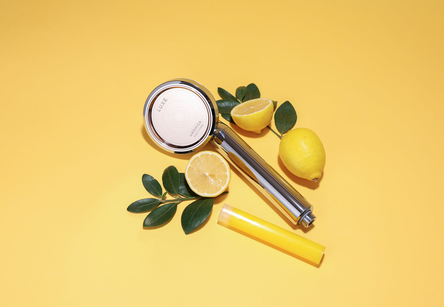 Pomme de douche de luxe aromica avec arôme