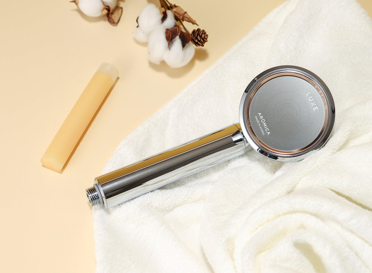 Pomme de douche de luxe aromica avec arôme