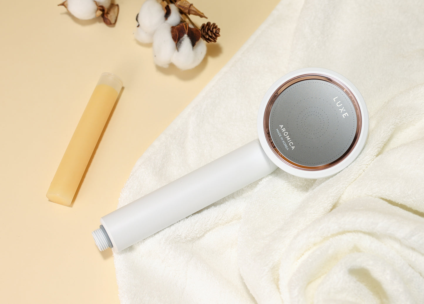 Pomme de douche de luxe aromica avec arôme