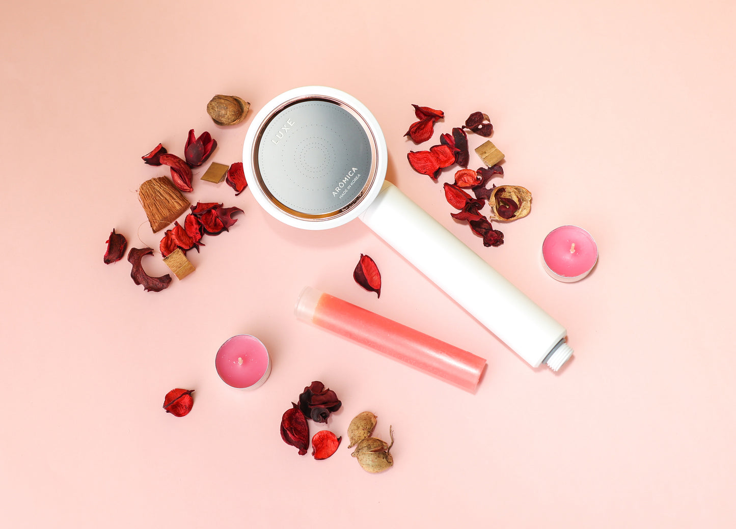 Pomme de douche de luxe aromica avec arôme