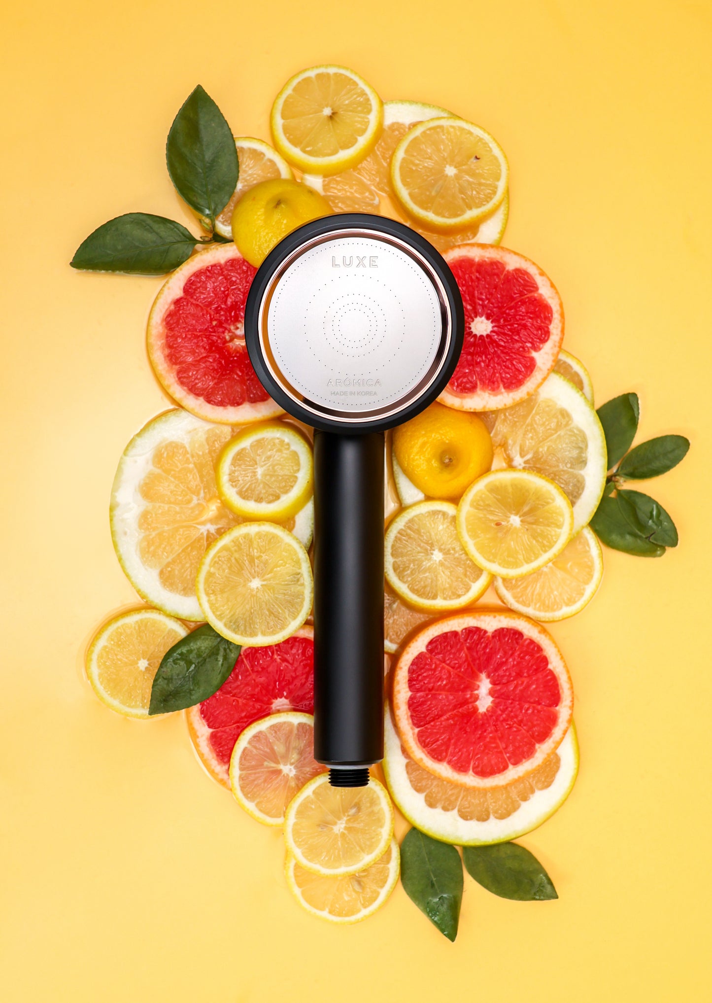 Pomme de douche de luxe aromica avec arôme