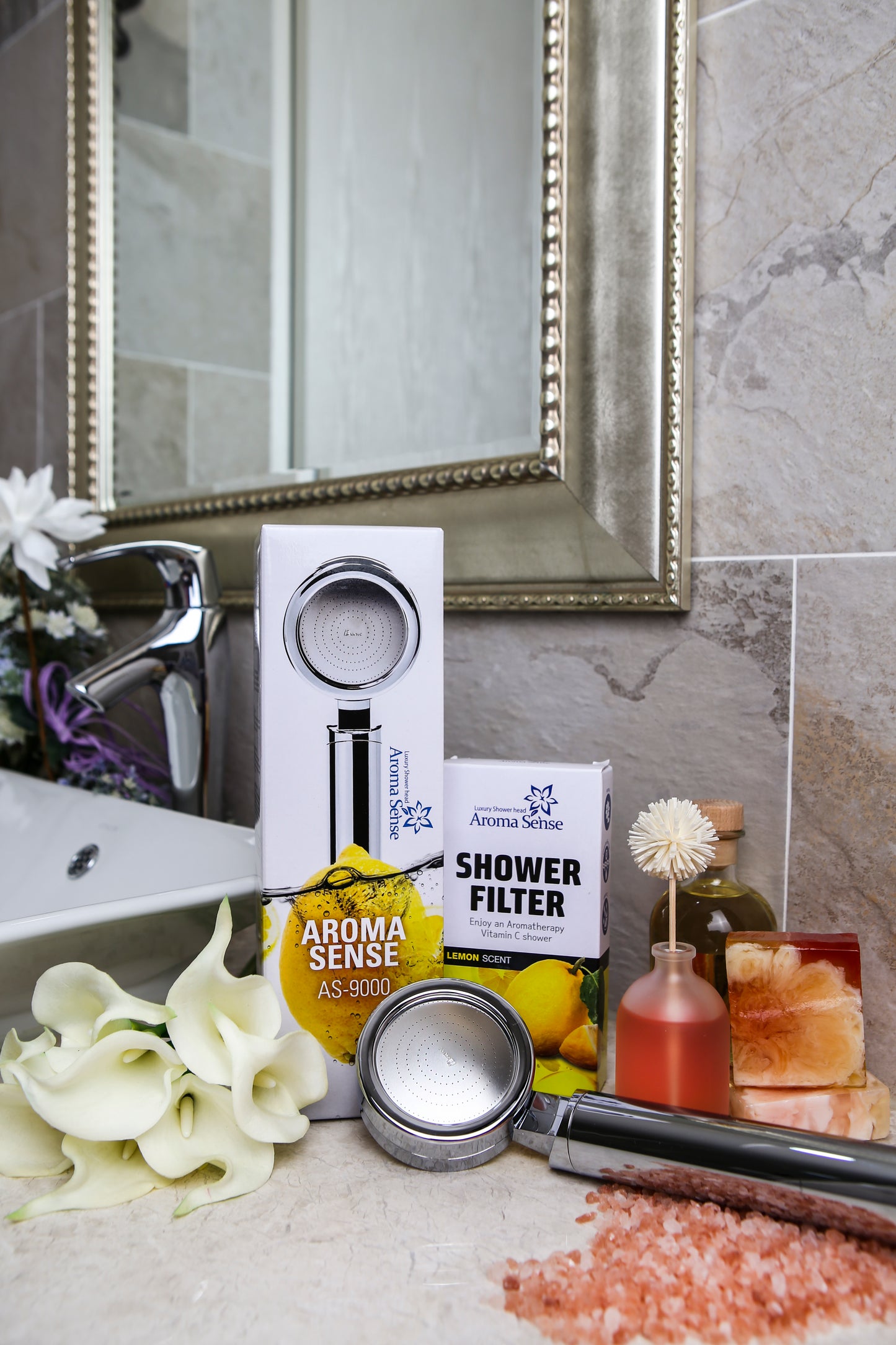 Aroma sense as-9000 luxe douchekop met aroma