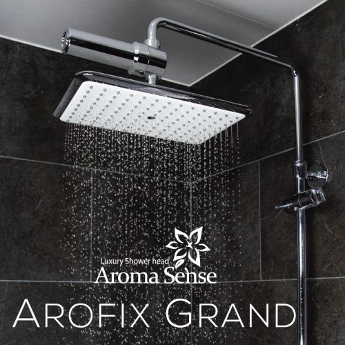 Aroma sense Arofix Grand Rain Shower Head met aroma