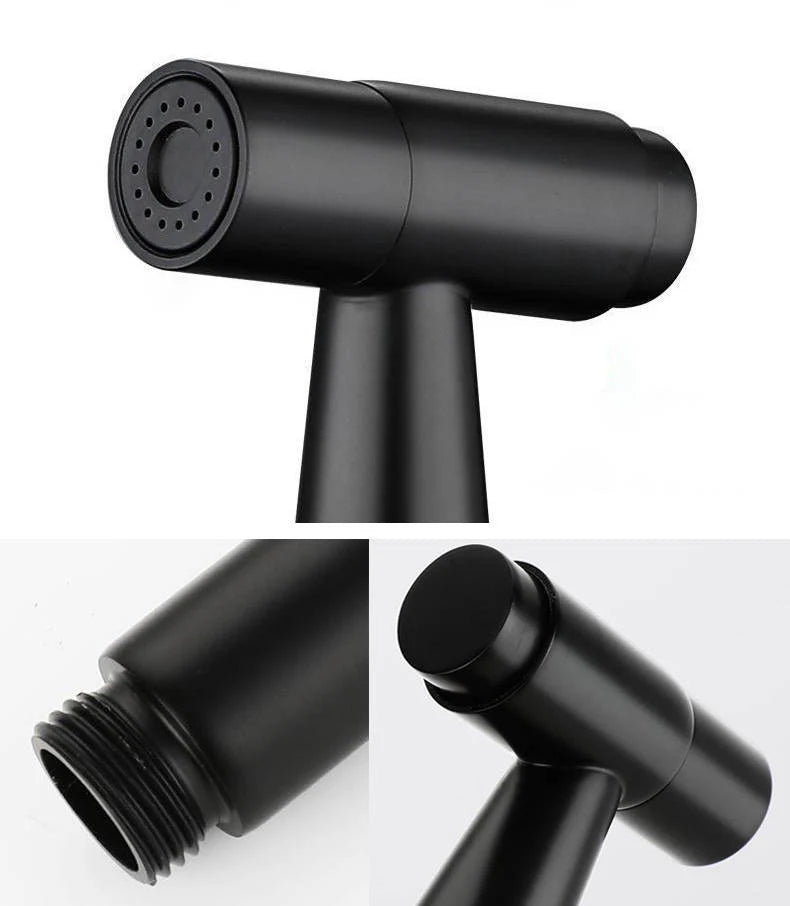 Bidet doccia in acciaio inossidabile nero